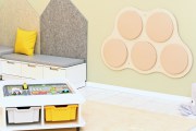 Ronde zitkussens 5 stuks beige  Tangara Groothandel voor Kinderopvang inrichting4